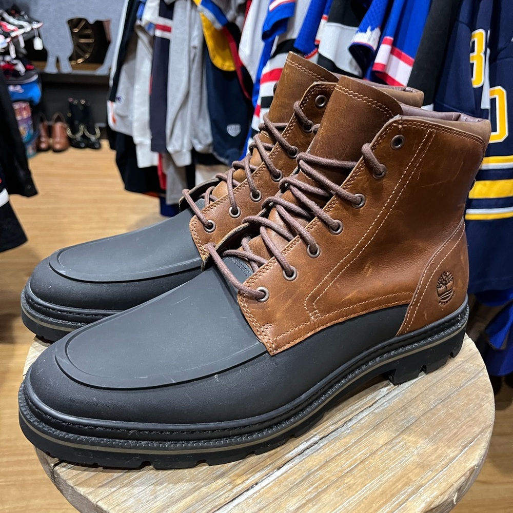 Timberland Men's Port Union Leather Boots - Brown and Black
